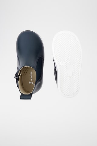 Leren Boots - Marineblauw