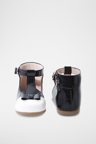 Lakleren Mary Janes - Zwart en wit