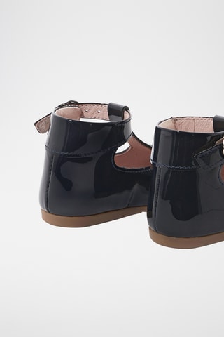 Lakleren Mary Janes - Zwart en wit