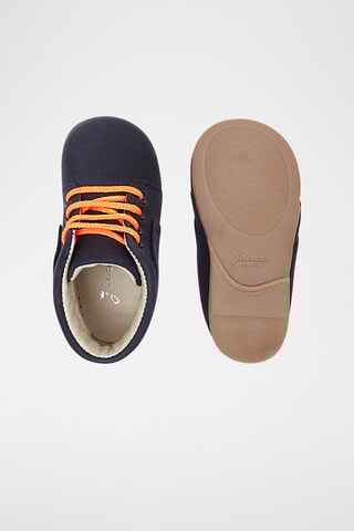 Nubuck Enkellaarzen - Marineblauw