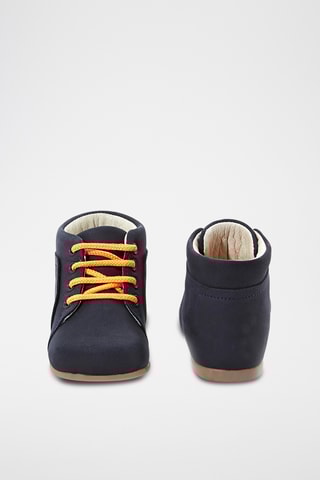 Nubuck Enkellaarzen - Marineblauw