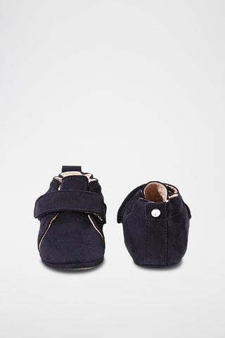 Nubuck Pantoffels - Marineblauw