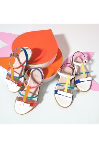 Lakleren Sandalen - Wit