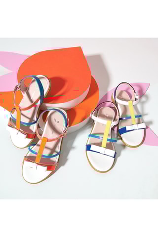 Lakleren Sandalen - Wit