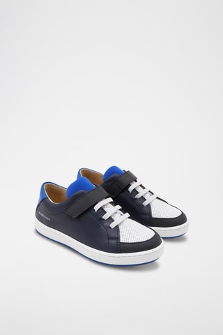 Leren Sneakers - Marineblauw