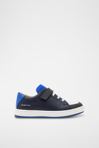 Leren Sneakers - Marineblauw