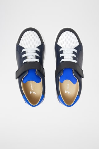 Leren Sneakers - Marineblauw