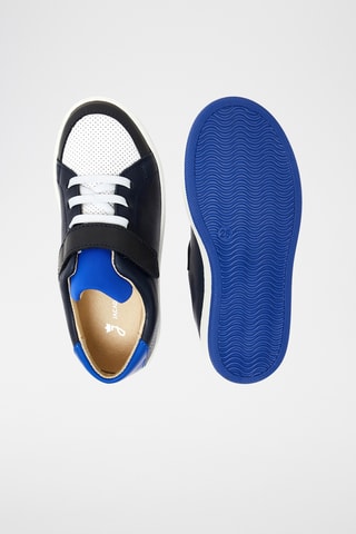 Leren Sneakers - Marineblauw