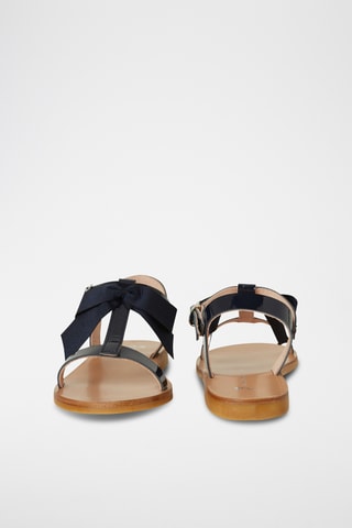 Lakleren Sandalen - Zwart