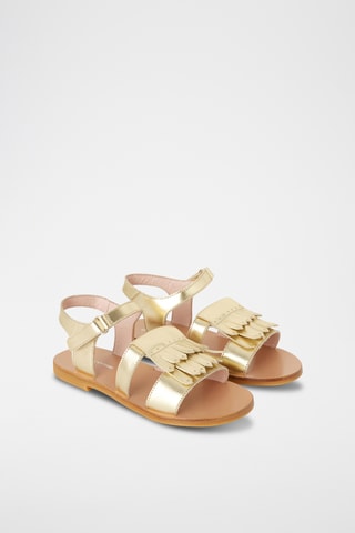 Leren Sandalen - Goudkleurig