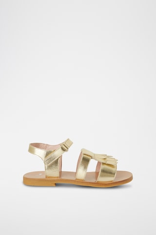 Leren Sandalen - Goudkleurig