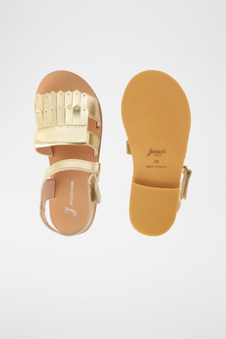 Leren Sandalen - Goudkleurig