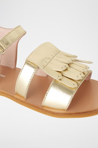 Leren Sandalen - Goudkleurig