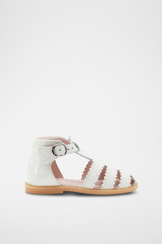 Lakleren Sandalen - Wit