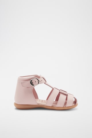 Lakleren Sandalen - Poederroze