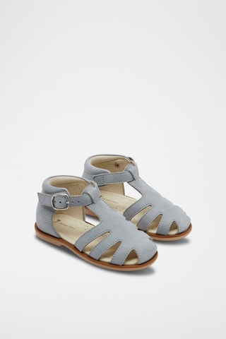 Leren Mary Janes - Hemelsblauw