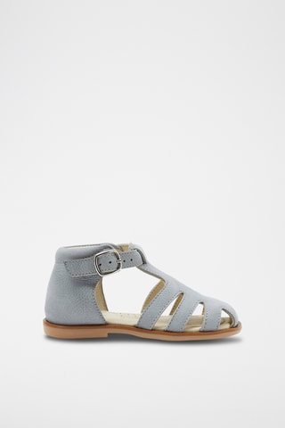 Leren Mary Janes - Hemelsblauw