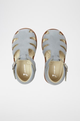 Leren Mary Janes - Hemelsblauw