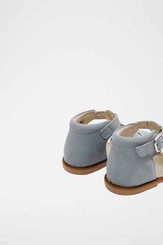 Leren Mary Janes - Hemelsblauw