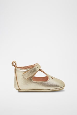 Leren Mary Janes - Goudkleurig