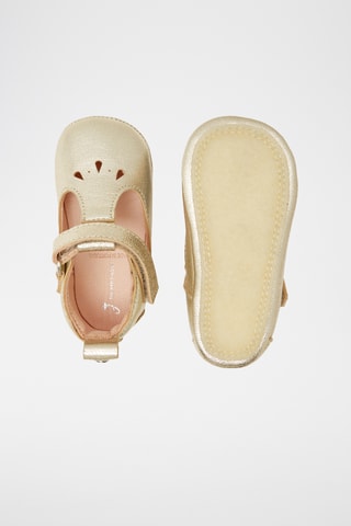 Leren Mary Janes - Goudkleurig