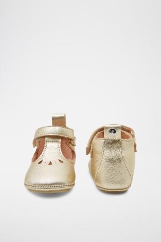 Leren Mary Janes - Goudkleurig