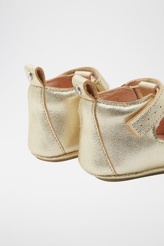 Leren Mary Janes - Goudkleurig