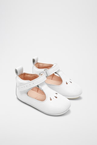 Leren Mary Janes - Wit