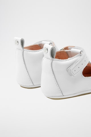 Leren Mary Janes - Wit