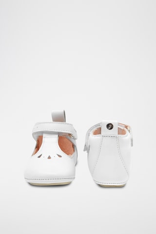 Leren Mary Janes - Wit