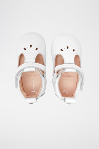 Leren Mary Janes - Wit