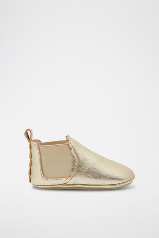 Leren Chelsea Boots - Goudkleurig