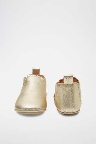 Leren Chelsea Boots - Goudkleurig