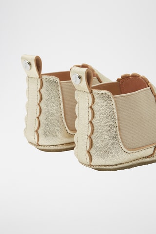 Leren Chelsea Boots - Goudkleurig