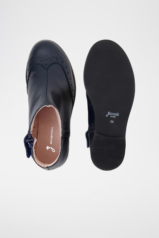 Leren Enkellaarzen - Zwart