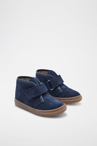 Nubuck Boots - Marineblauw