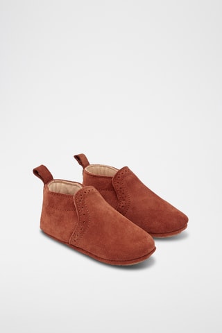 Nubuck Pantoffels - Bruin