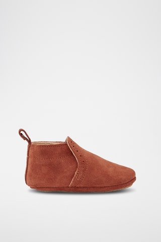 Nubuck Pantoffels - Bruin