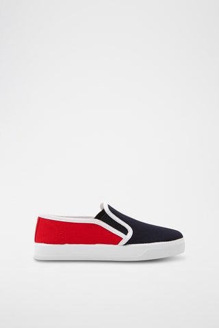 Slip-ons - Zwart en rood