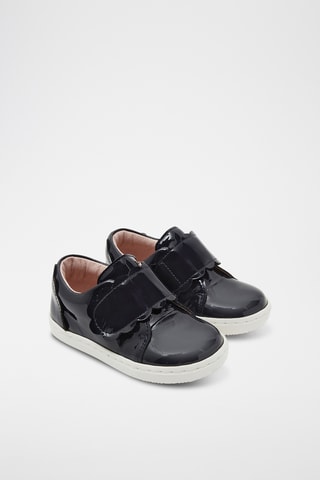 Lakleren Sneakers - Zwart