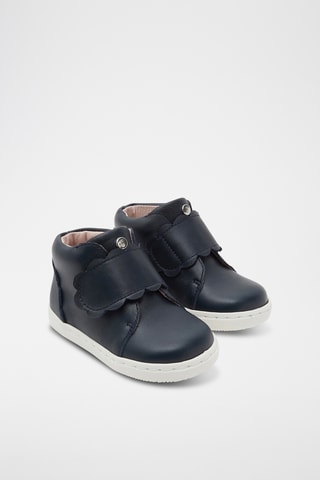 Hoge Leren Sneakers - Zwart