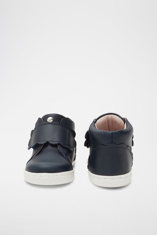 Hoge Leren Sneakers - Zwart
