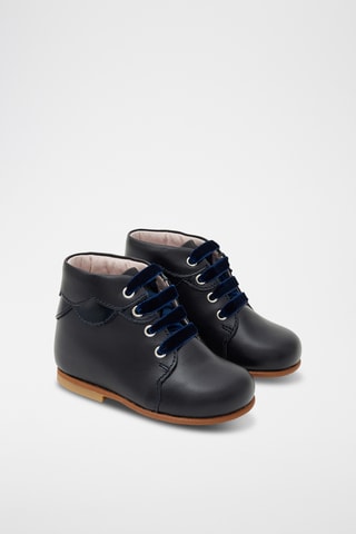 Leren Enkellaarzen - Zwart