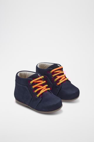 Nubuck Boots - Marineblauw