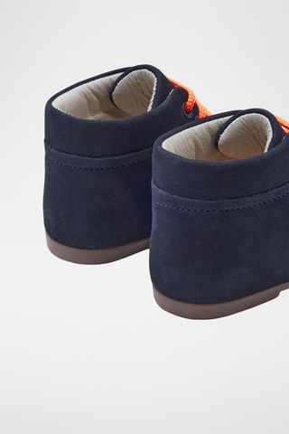 Nubuck Boots - Marineblauw