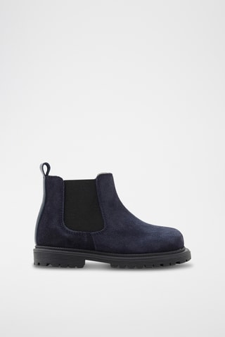 Leren Boots - Marineblauw
