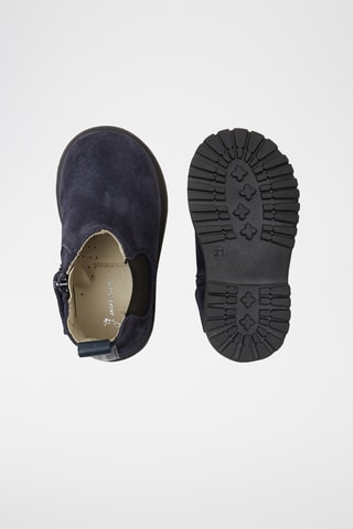 Leren Boots - Marineblauw