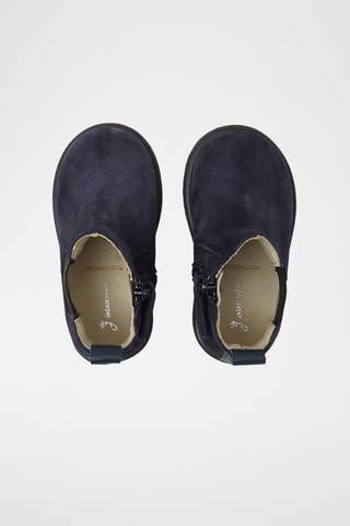 Leren Boots - Marineblauw