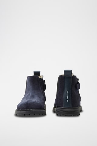 Leren Boots - Marineblauw