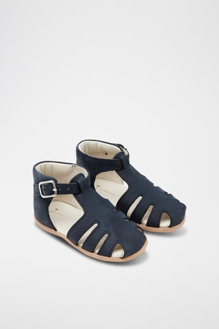 Nubuck Sandalen - Marineblauw